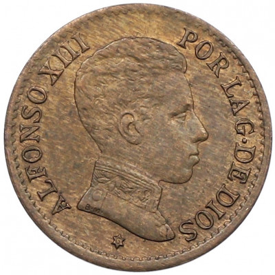 1 сентимо 1906 года Испания