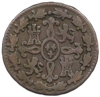 2 мараведи 1770-1779 года Испания (Карл III)