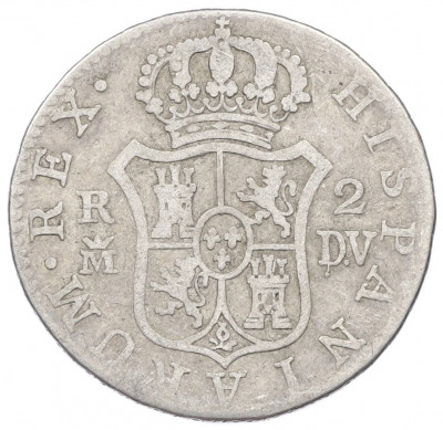 2 реала 1787 года Испания