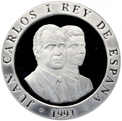 2000 песет 1991 года Испания «XXV Летние Олимпийские игры в Барселоне 1992 — Боулинг»