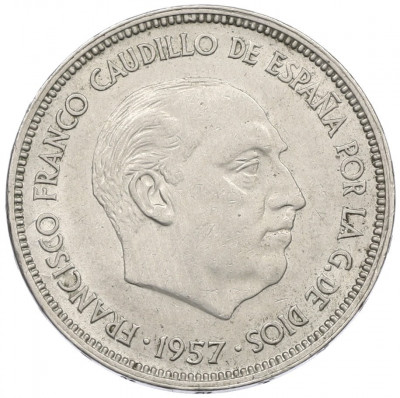 25 песет 1957 (64) года Испания