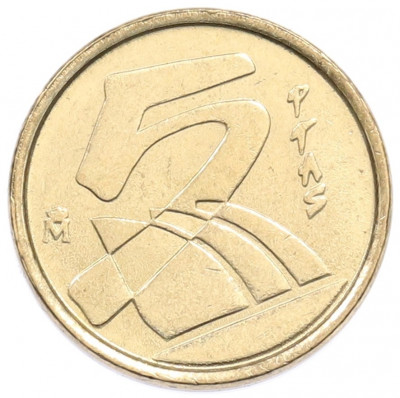 5 песет 1991 года Испания