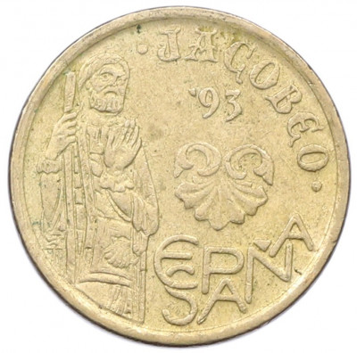 5 песет 1993 года Испания «Год Святого Иакова»