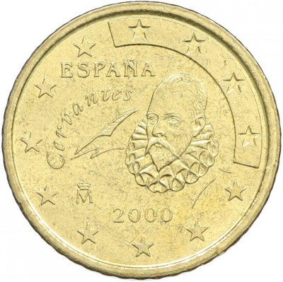 50 евроцентов 2000 года Испания