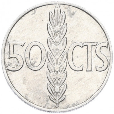 50 сентимо 1966 (73) года Испания