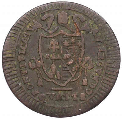 1 кваттрино 1802 года Папская область