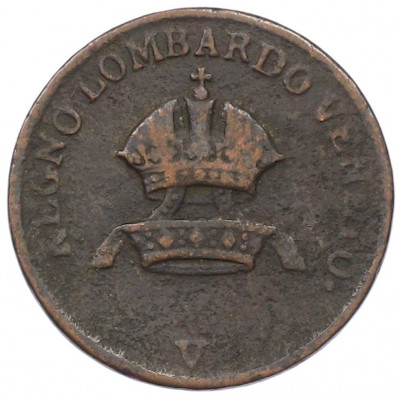 1 чентезимо 1822 года Ломбардия-Венеция