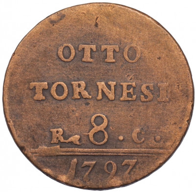 8 торнези 1797 года Неаполь