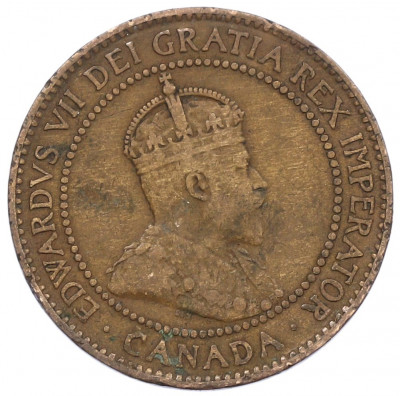 1 цент 1908 года Канада