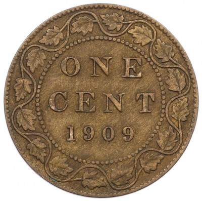 1 цент 1909 года Канада