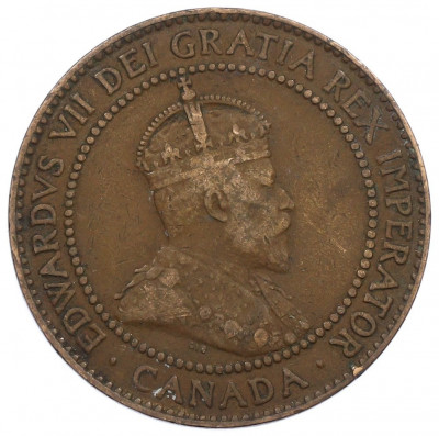 1 цент 1910 года Канада