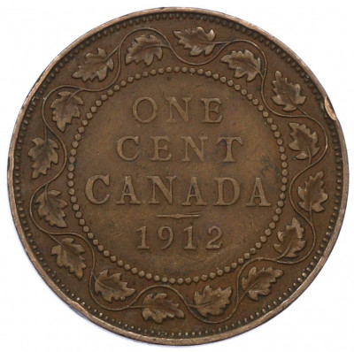 1 цент 1912 года Канада