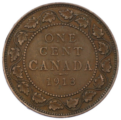 1 цент 1913 года Канада