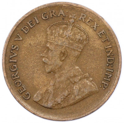 1 цент 1929 года Канада