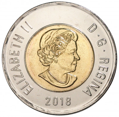 2 доллара 2018 года Канада