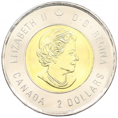 2 доллара 2019 года Канада «75 лет высадке союзников в Нормандии»