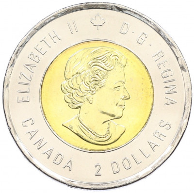 2 доллара 2021 года Канада «100 лет открытию инсулина»