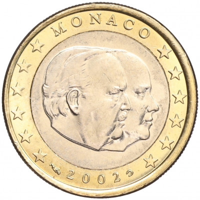 1 евро 2002 года Монако