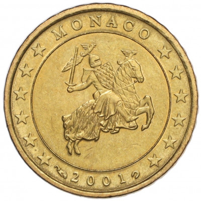 10 евроцентов 2001 года Монако