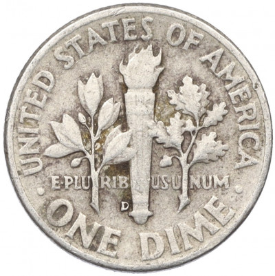 1 дайм (10 центов) 1959 года D США