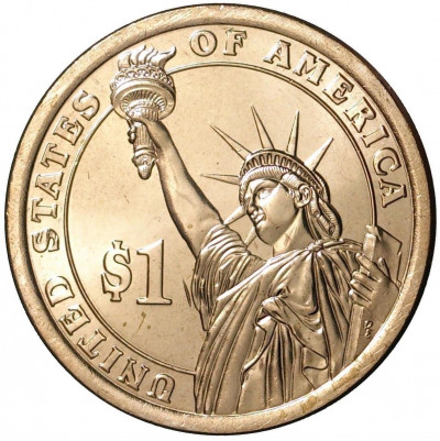 1 доллар 2008 года Р США «6-й президент США Джон Куинси Адамс»