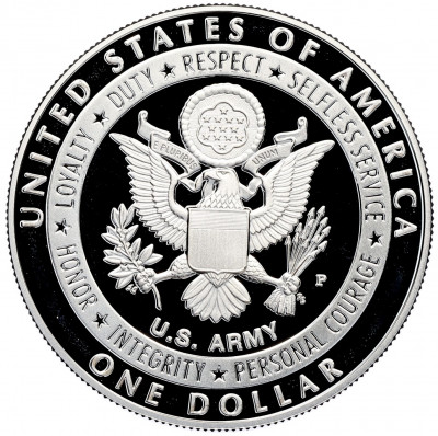 1 доллар 2011 года P США «Армия США»