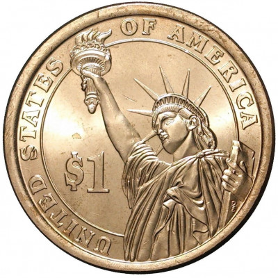 1 доллар 2011 года Р США «17-й президент США Эндрю Джонсон»