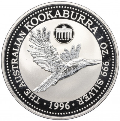 1 доллар 1996 года Австралия «Австралийская кукабара» (Germany Privy Mark)