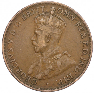 1 пенни 1921 года Австралия