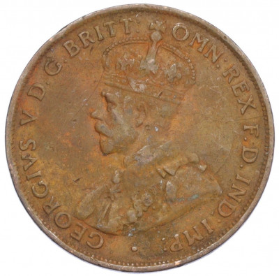 1 пенни 1927 года Австралия