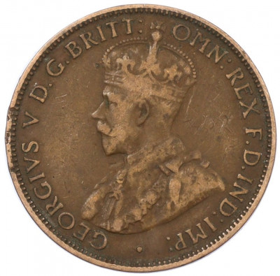 1/2 пенни 1917 года Австралия