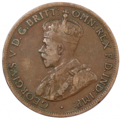 1/2 пенни 1922 года Австралия