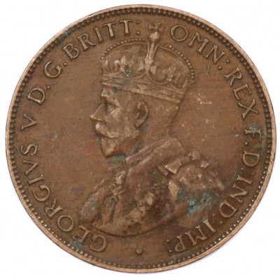 1/2 пенни 1933 года Австралия