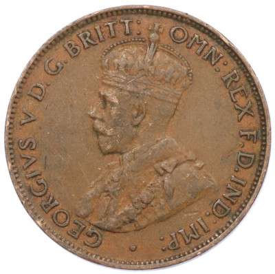 1/2 пенни 1936 года Австралия