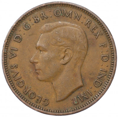 1/2 пенни 1938 года Австралия