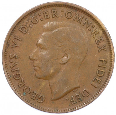 1/2 пенни 1949 года Австралия