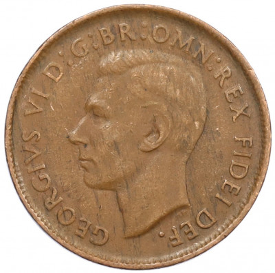 1/2 пенни 1951 года Австралия