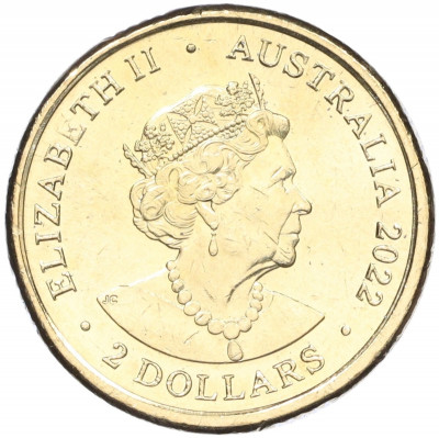 2 доллара 2022 года Австралия «75 лет Австралийским миротворцам»