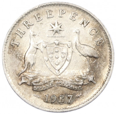 3 пенса 1927 года Австралия
