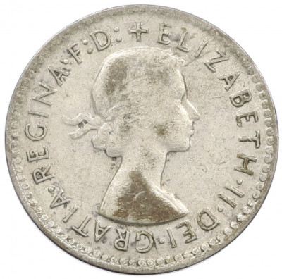 3 пенса 1958 года Австралия