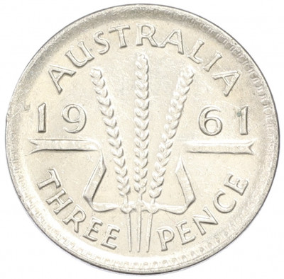 3 пенса 1961 года Австралия