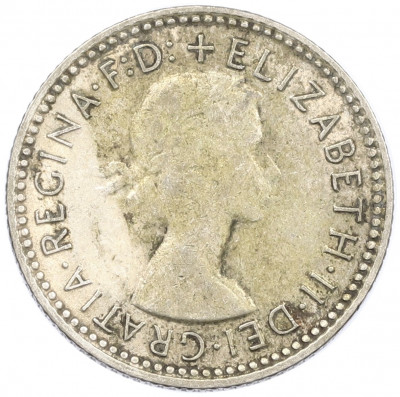 6 пенсов 1960 года Австралия