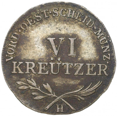 6 крейцеров 1804 года Передняя Австрия