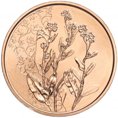 10 евро 2023 года Австрия «Язык цветов — Незабудки»