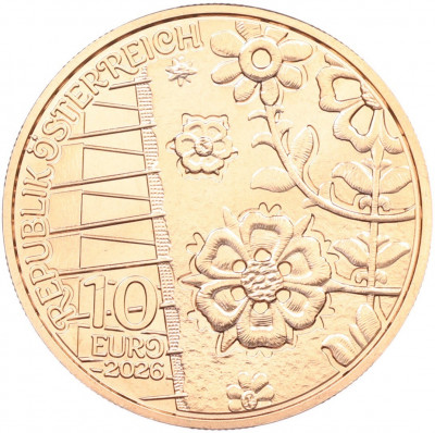 10 евро 2026 года Австрия «Трахт — Лоден»