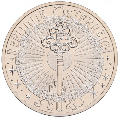 3 евро 2025 года Австрия «Фантастические Мифические существа — Тролль»