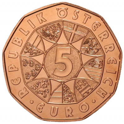 5 евро 2019 года Австрия «Новый год»