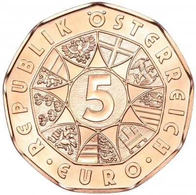 5 евро 2023 года Австрия «Пчелиный танец»