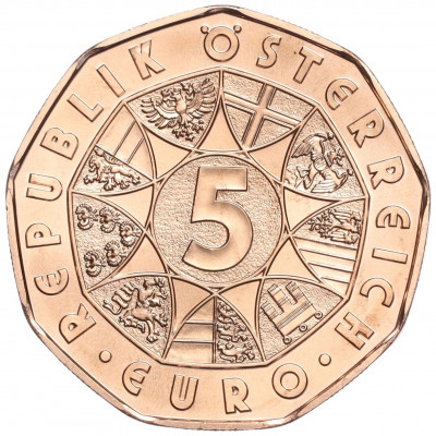 5 евро 2024 года Австрия «Григорианский календарь — Февраль»