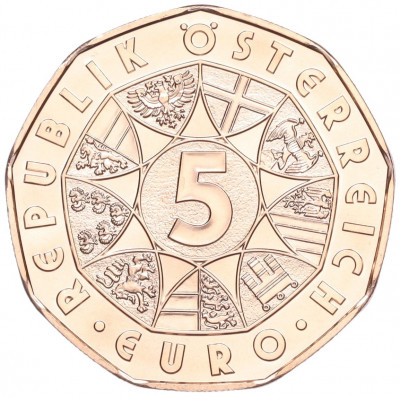 5 евро 2024 года Австрия «Пасха 2024 – в пути»
